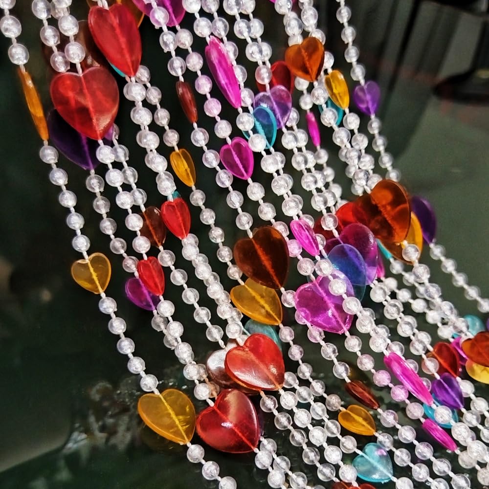 ビーズのれん グロウタイプ　ハート　BEADED CURTAIN Amazon.com: Beaded Curtain Doorways Acrylic Hanging Heart shape